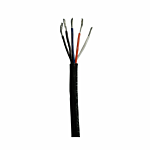 20 AWG (STRANDED) WIRE - 5 CONDUCTOR IN BLACK JACKET "FLEXIBLE" (SOLD BY THE FOOT)