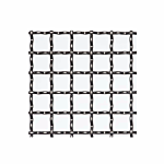 "INTERMEDIATE CRIMP" MESH PLAIN STEEL 2" X 2" / 4' X 8' .135" DIA. WOVEN WIRE 10 GA.