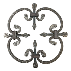 (C-20) INDTL 17/1 ROSETTE (9-13/16" DIA X 5/16" SQ)