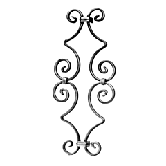 (C-28) INDITAL 35/1 STEEL SCROLL (17-1/2 X 8-1/16 X 1/2 X 1/4)