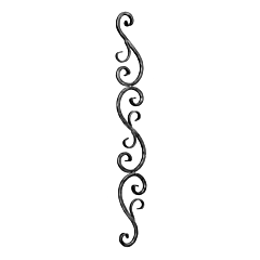 (C-63) INDITAL 511/1 RAIL PANEL (35-7/16" X 4-15/16 X 1/2" SQ)