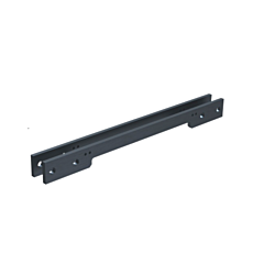 MOUNTING PLATE FOR DC622G GUIDE RAIL, BLACK W/ FASTENERS