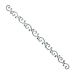 (C-6) INDITAL GD0049 SCROLL GATE TOP (94-1/2" X 5-1/8" X 1/2" RD.)