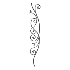 (C-100) INDITAL GD158/1 BALUSTER (39-1/2" X 9/16" X 5/16" MATERIAL)