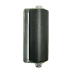 **PLASTIC** (6" X 2-1/2" DIA) "BLACK" H.D. GUIDE ROLLER W/BEARING