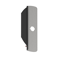 IVES VANDAL RESISTANT NIGHT LATCH TRIM FOR VON DUPRIN 98/99 SERIES - WITH BLACK GRIP