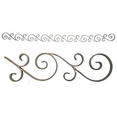 SCROLL GATE TOP (6" X 96-1/2")