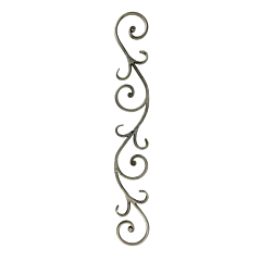 SCROLL GATE TOP (5" X 35-2/5")