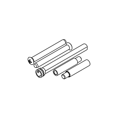 KWIKSET EXTENSION KIT FOR 665 LOCKS (BLACK FINISH)