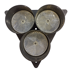 TRIPLE REFLECTOR (LONG RANGE - 90ft) 9" TRIANGLE W/SHIELDS