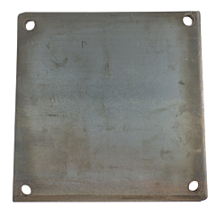 HEAVY DUTY FLAT MOUNT PLATE (10" X 10" X .354" THICK)