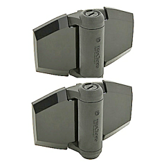 PR(S) "WOOD/VINYL" TRU-CLOSE SPRING HINGE (NO LEG)