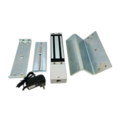 MAGNETIC LOCK KIT (INCLUDES MAGLOCK, TRANSFORMER &  BRACKETS) (12/24V DC)