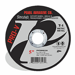 *PRO-V SLIM CUT* "STANDARD GRADE" CUT-OFF WHEEL (5 X .040 X 7/8) (PVCW0532A)