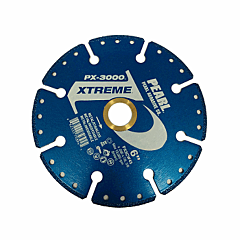 DIAMOND CUT-OFF WHEEL - 6" X .050 X 5/8 & 7/8 ARBOR PX-3000 BLUE WHEEL (PX3CW06)