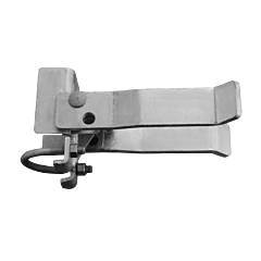 DAC STRONG ARM WALK GATE LATCH - 4" ROUND RECEIVER POST