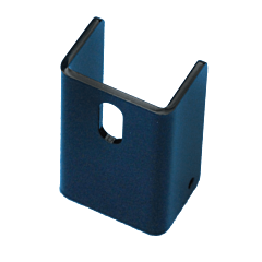 DAC REDUCTION ADAPTER FOR 1-3/4" SQUARE GATE FRAME (2" TO 1-3/4") (BLACK POWDER COAT)