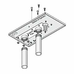 DOORKING "POST" MOUNT FOR 6050 /6100 SWINGER