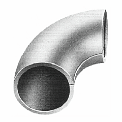 FORMED TUBING ELBOW - 1-1/2" O.D. - 1-1/2" INSIDE RADIUS
