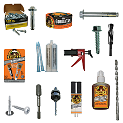 Fasteners, Anchors, Drill Bits, & Epoxy